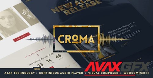 ThemeForest - Croma v3.5 - Music WordPress Theme with Ajax and Continuous Playback - 15182698