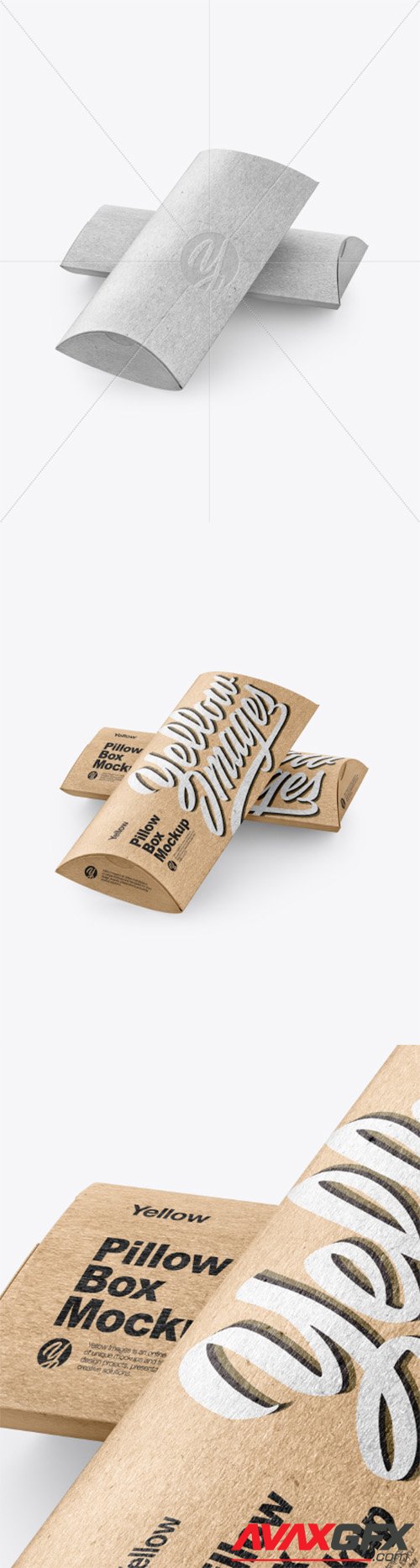 Download Two Kraft Paper Pillow Boxes Mockup 34054 Avaxgfx All Downloads That You Need In One Place Graphic From Nitroflare Rapidgator