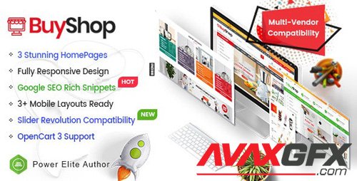 ThemeForest - BuyShop v1.0.2 - Responsive & Multipurpose OpenCart 3 Theme with Mobile-Specific Layouts - 22133122