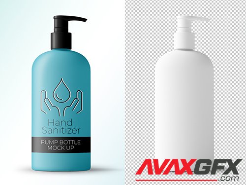 Download Clear Sanitizer Bottle With Carabine Mockup 61298 Avaxgfx All Downloads That You Need In One Place Graphic From Nitroflare Rapidgator Yellowimages Mockups