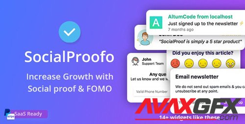 CodeCanyon - Social Proof v1.7.5 - 14+ Social Proof & FOMO Notifications for Growth (SaaS Ready) - 24033812 - NULLED