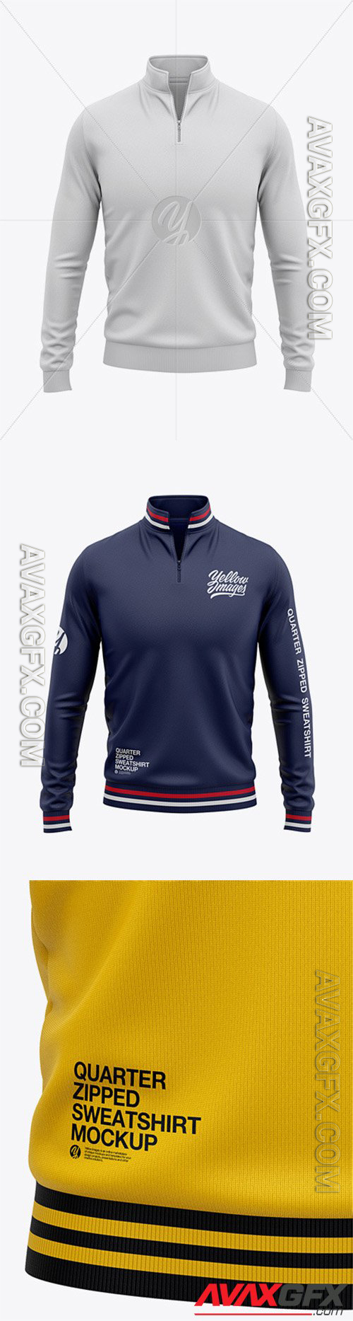 Download Men S Quarter Zip Sweatshirt Mockup Front View Of Zipped Pullover 53139 Avaxgfx All Downloads That You Need In One Place Graphic From Nitroflare Rapidgator