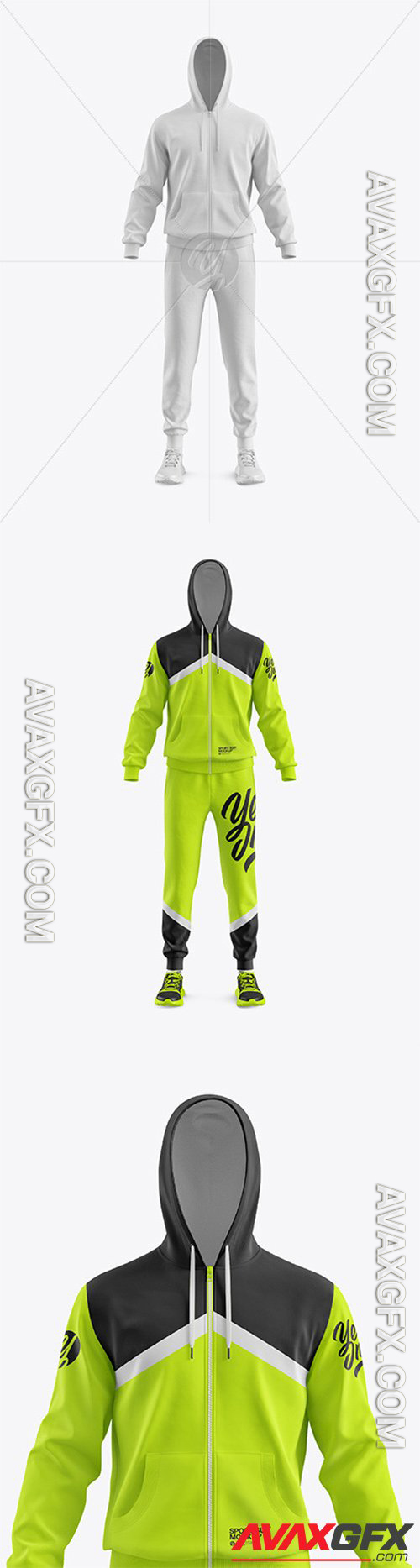 Download Men's Sport Suit Mockup - Front View 56528 » AVAXGFX - All ...