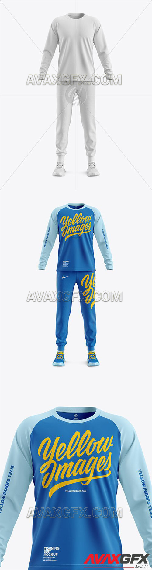 Download Men's Training Suit Mockup - Front View 56897 » AVAXGFX ...