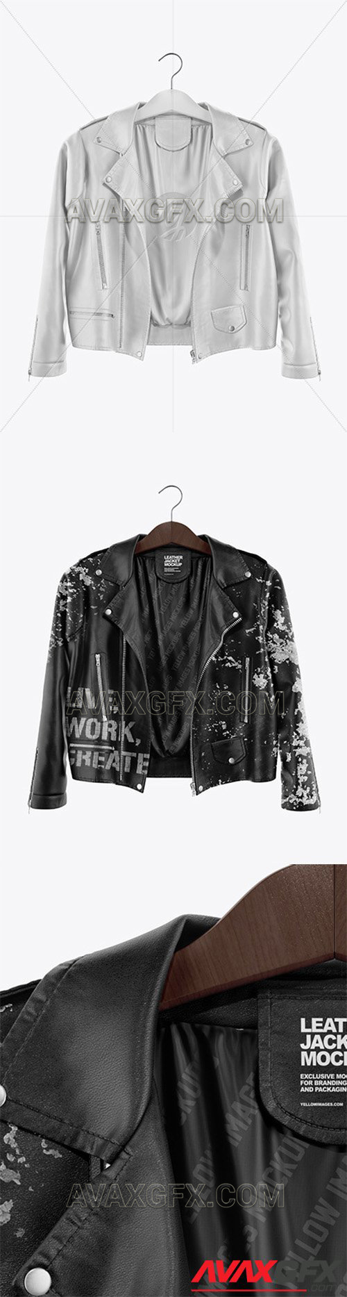 Download Leather Jacket Mockup 59591 » AVAXGFX - All Downloads that ...