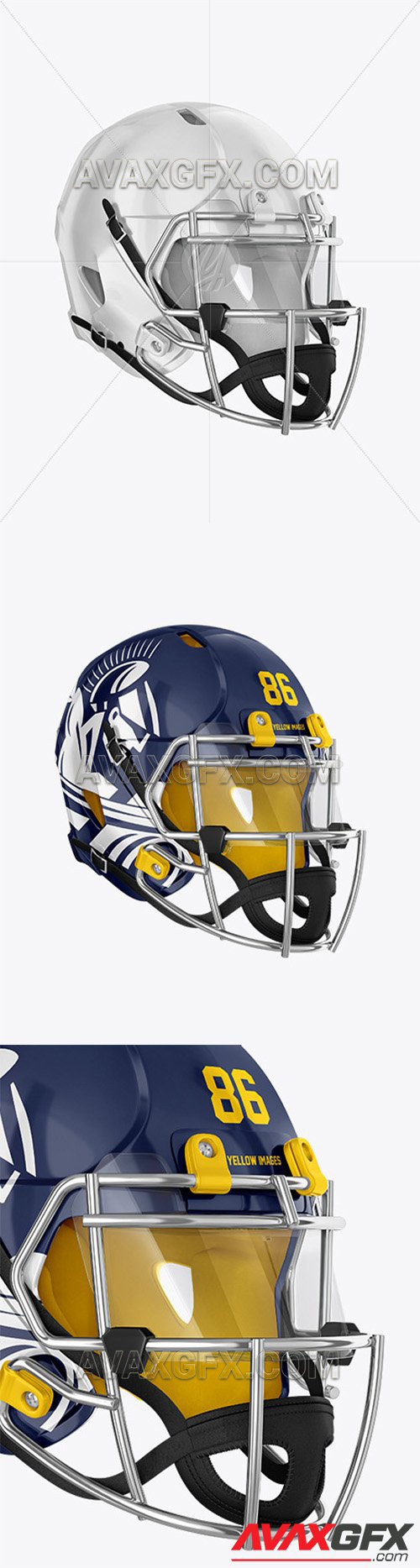 Download Get Matte American Football Helmet Mockup Halfside View ...