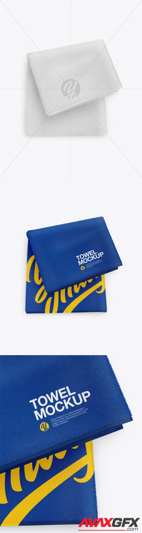 Folded Towel Mockup 60880