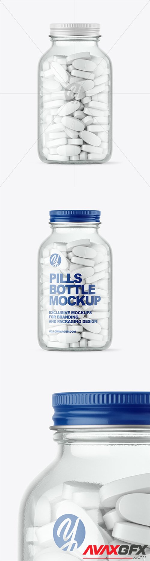 Download Clear Glass Pills Bottle Mockup 60907 Tif Avaxgfx All Downloads That You Need In One Place Graphic From Nitroflare Rapidgator PSD Mockup Templates