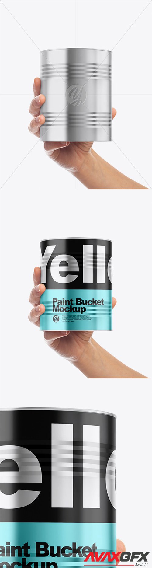 Download Metallic Paint Bucket In Hand Mockup 60678 Avaxgfx All Downloads That You Need In One Place Graphic From Nitroflare Rapidgator Yellowimages Mockups