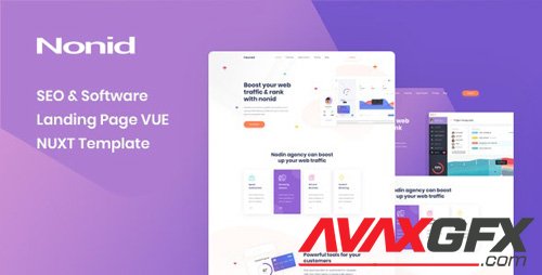 ThemeForest - Nonid v1.0 - Vue Nuxt SEO and Software Landing Page Template - 26802846