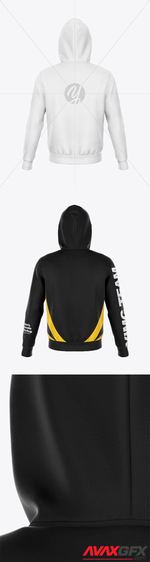 Hoodie Mockup - Back View 47625 » AVAXGFX - All Downloads ...