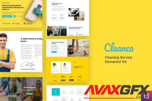 ThemeForest - Cleanco v1.0 - Cleaning Service Company Template Kit - 27666074