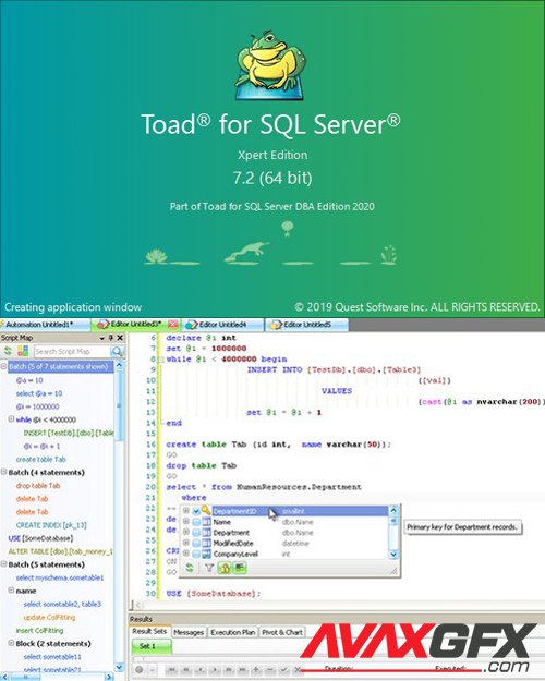 Toad for SQL Server 7.2.0.233 Xpert Edition (x64/x86)