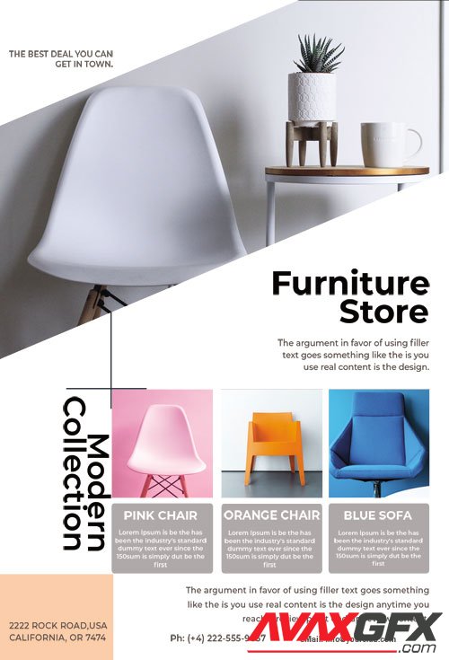Furniture Store - Premium flyer psd template
