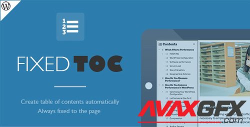 CodeCanyon - Fixed TOC v3.1.19 - table of contents for WordPress plugin - 7264676