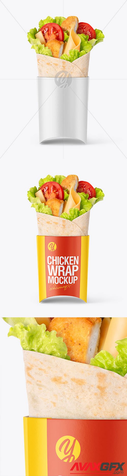 Chicken Wrap Mockup 39589
