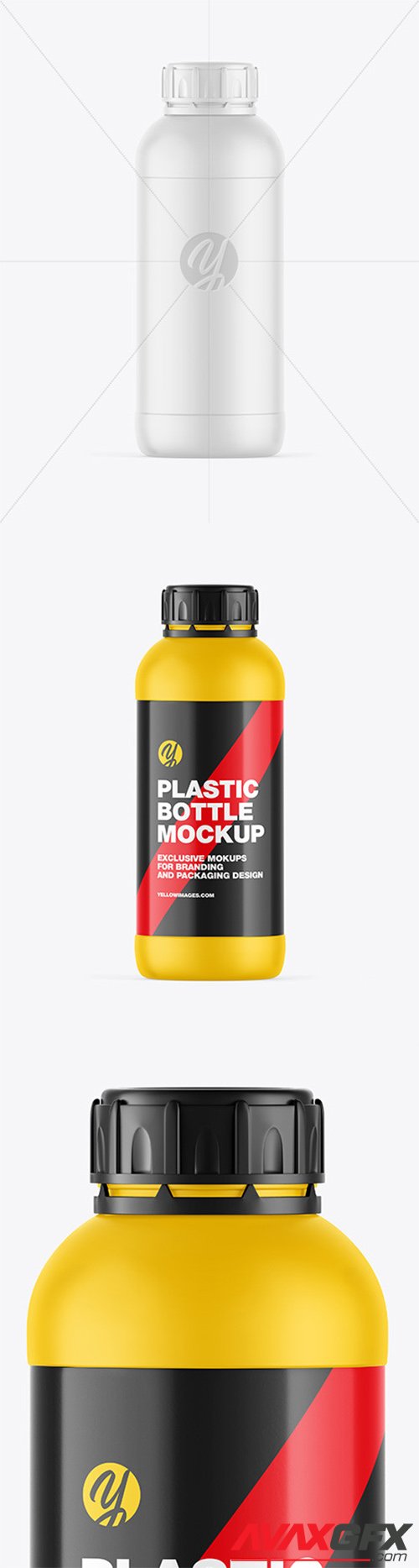 Matte Plastic Bottle Mockup 66467 » AVAXGFX - All Downloads that You