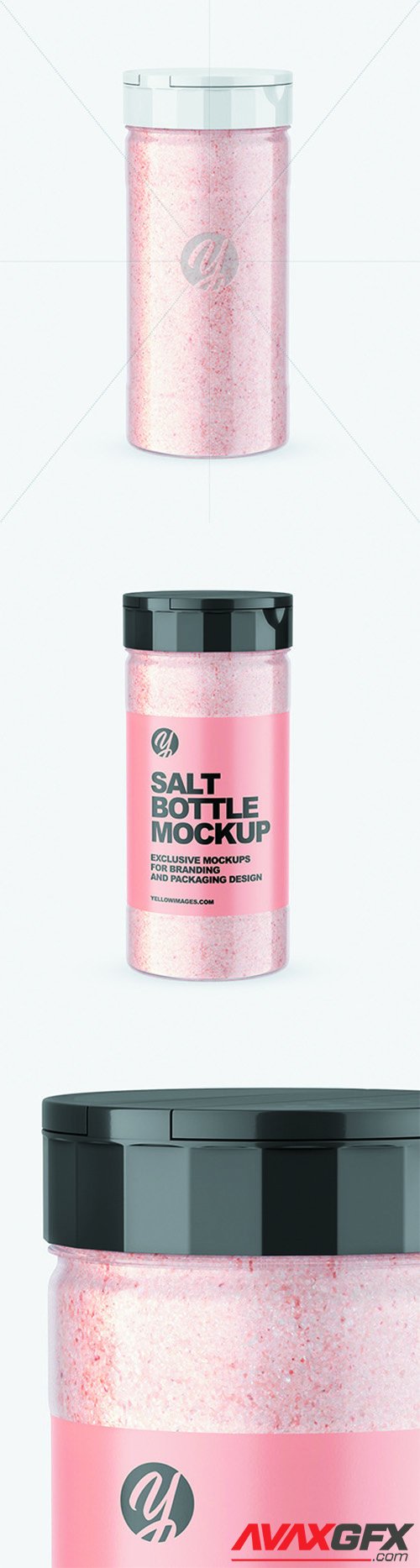 Download Glossy Clear Jar with Pink Salt Mockup 68701 » AVAXGFX ...