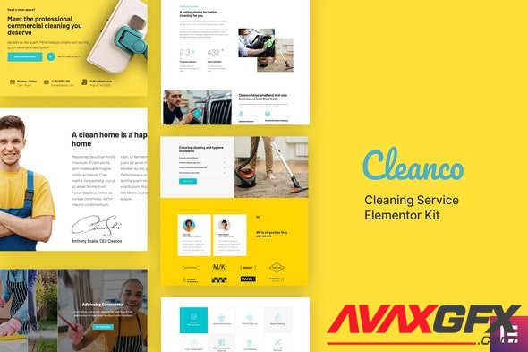 ThemeForest - Cleanco v1.1.0 - Cleaning Service Company Template Kit - 27666074