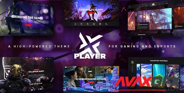 ThemeForest - PlayerX v1.10.1 - A High-powered Theme for Gaming and eSports - 22200272 - NULLED