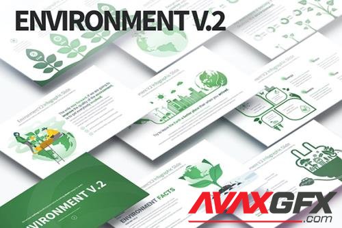 Environment V.2 - PowerPoint Infographics Slides