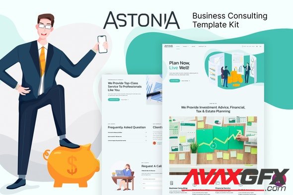 ThemeForest - Astonia v1.0.0 - Business Consulting Elementor Template Kit - 29901802