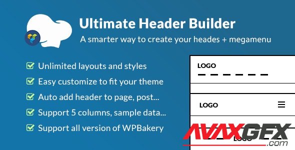 CodeCanyon - Ultimate Header Builder v1.6.7 - Addon WPBakery Page Builder  (formerly Visual Composer) - 21118792