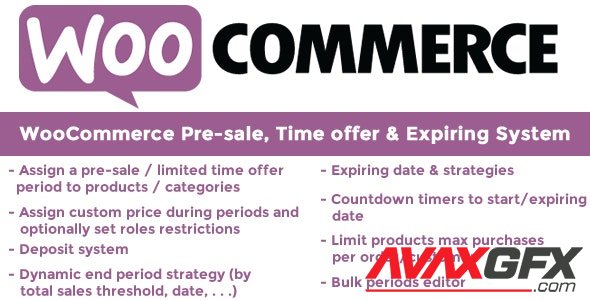 CodeCanyon - WooCommerce Pre-sale, Time offer & Expiring System v9.7 - 13335433 - NULLED