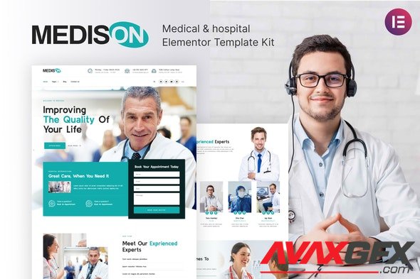 ThemeForest - Medison v1.0.0 - Hospital & Healthcare Clinic Elementor Template Kit - 30223793