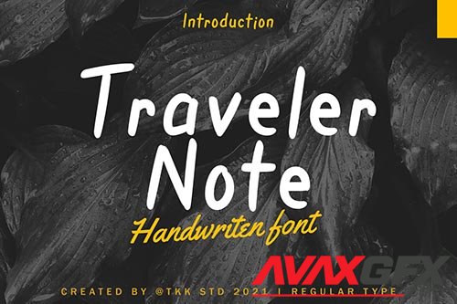 Traveler Note - Handwritten Font