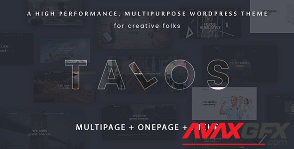 ThemeForest - Talos v1.3.2 - Creative Multipurpose WordPress Theme - 19294792