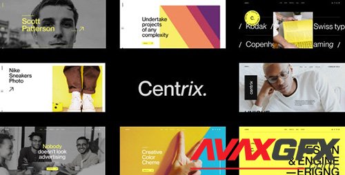Centrix. - Creative Agency & Portfolio Figma Template 31403833