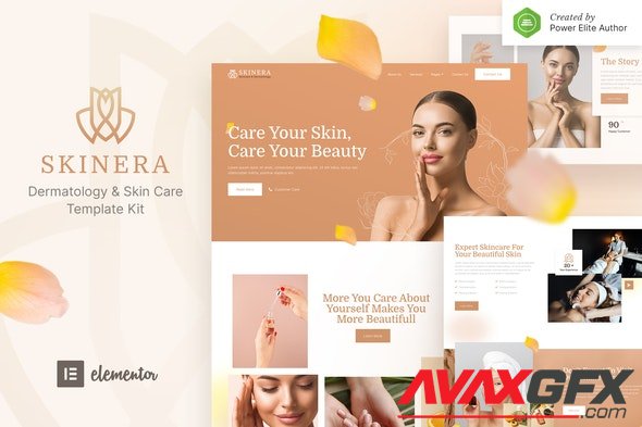 ThemeForest - Skinera v1.0.0 - Dermatology and Skincare Elementor Template Kit - 31832634