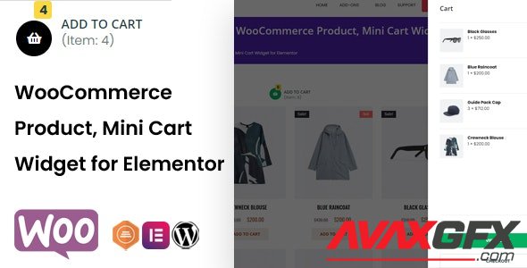CodeCanyon - TFMiniCart&Product v1.0.3 - WooCommerce Product, Mini Cart Widget for Elementor - 30274016