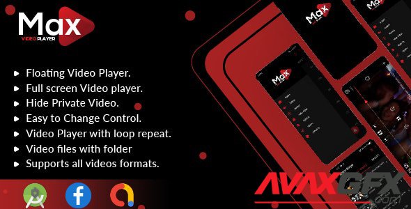 CodeCanyon - MAX Video Player v1.0 - Android Video Player With AdMob - All Format Video Player(Android 11 Supported) - 31776071