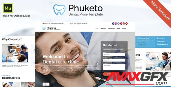 ThemeForest - Phuketo v1.0 - Dental Muse Template (Update: 5 August 19) - 21621672