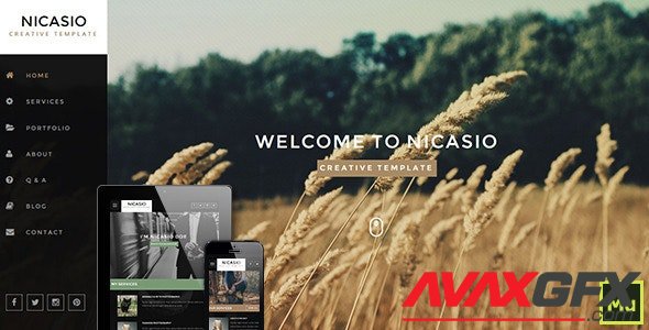 ThemeForest - Nicasio v1.0 - Creative Muse Template - 11088053