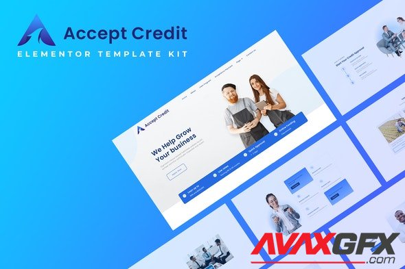 ThemeForest - Accept Credit v1.0.0 - Financial Services Elementor Template kit - 32580914