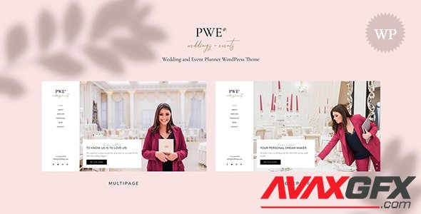 ThemeForest - PWE v1.0.0 - Wedding and Event Planner WordPress Theme - 32648222