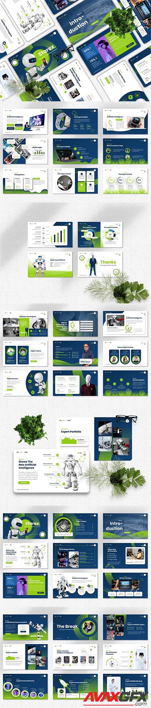 Starex - Technology - Powerpoint, Keynote and Google Slides Template