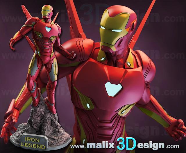 Iron Man 3D Printable STL