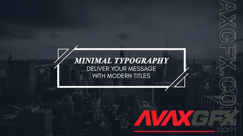 Minimal Motion Typography | for Premiere Pro 23759620 (VideoHive)