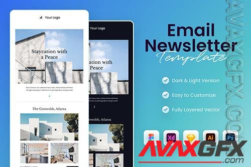 Email Newsletter Template LLP9Q2S