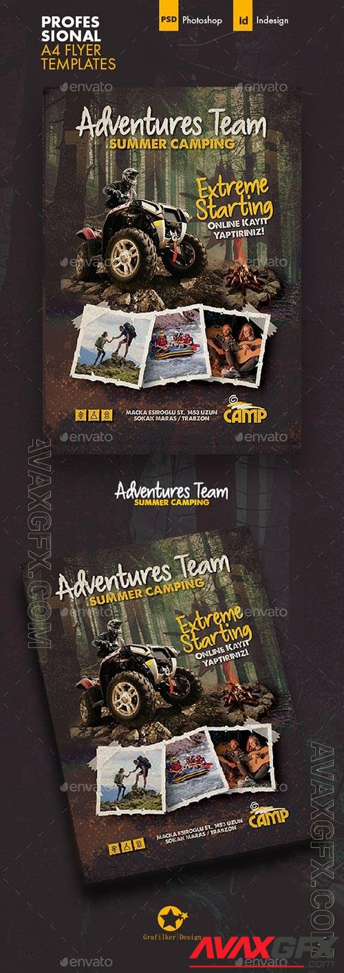Camping Adventure Flyer Templates 27511265