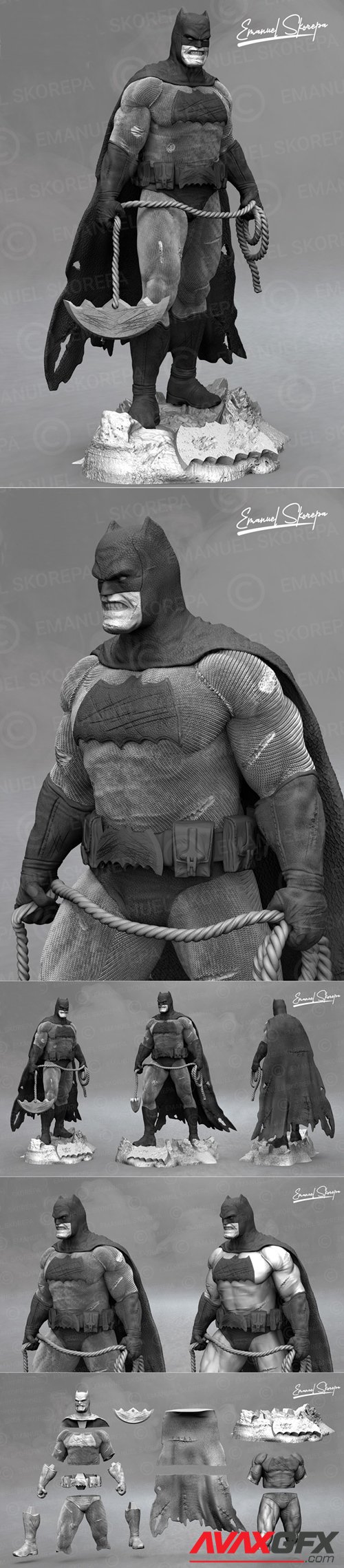 Batman The Dark Knight Return – 3D Printable STL