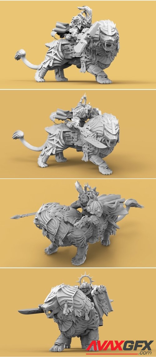 Emperor's Lion Guard – 3D Printable STL