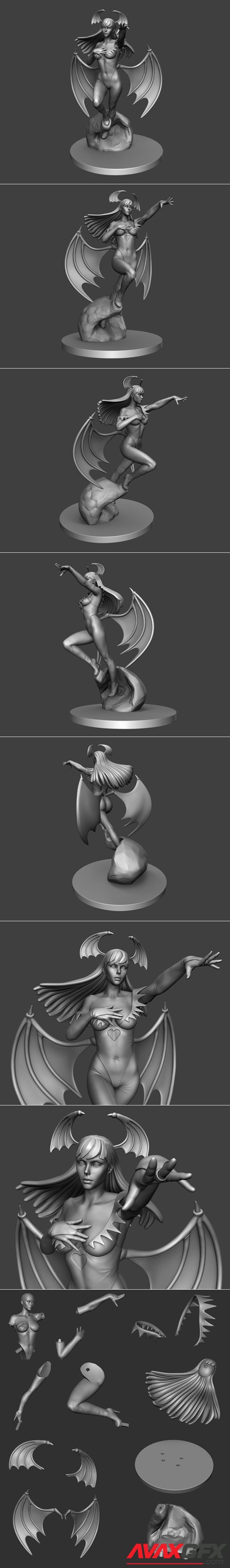 Darkstalkers Morrigan – 3D Printable STL