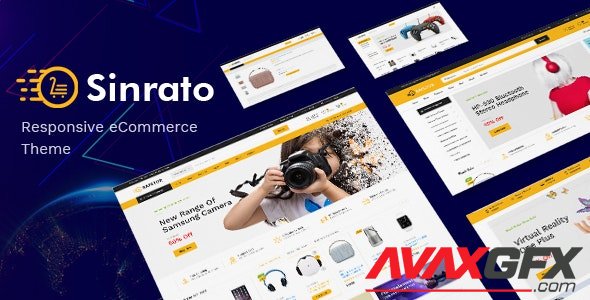 ThemeForest - Sinrato v1.0.0 - Mega Shop OpenCart Theme (Included Color Swatches) (Update: 12 February 19) - 22618100