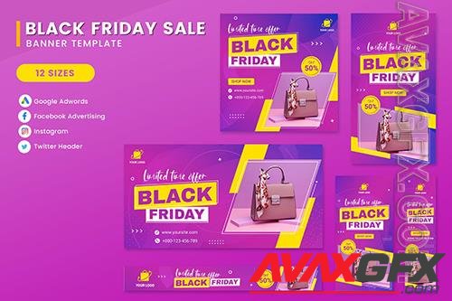 Black Friday Sale Product Banner Set Template ZGG88G4