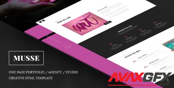 ThemeForest - Musse v1.0 - One Page Portfolio / Agency / Studio Creative Html Template (Update: 14 June 17) - 19808812
